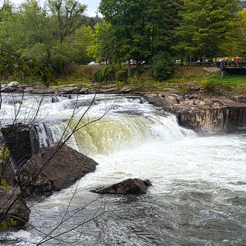 Ohiopyle State Park - Ohiopyle Falls from Ferncliff Area (short hike). - Parks Near Me - Ohiopyle, Pennsylvania Ohiopyle State Park - Ohiopyle Falls from Ferncliff Area (short hike). - Parks Near Me - Ohiopyle, Pennsylvania