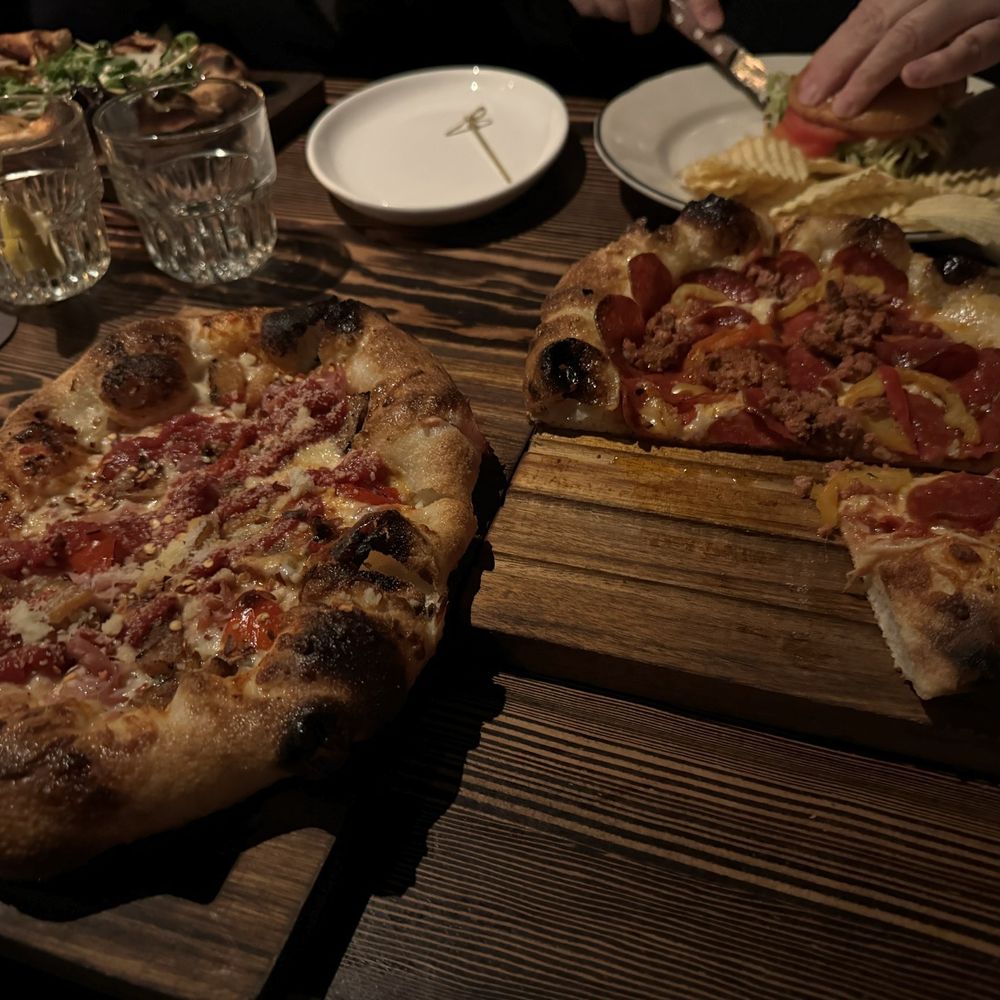 Pizzas at the Parlour Resturant Pizzas at the Parlour Resturant