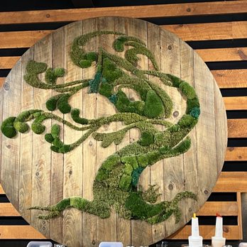 Tree House Brewing Company - Living sign logo at bar in the tasting room - Breweries Near Me - Deerfield, Massachusetts