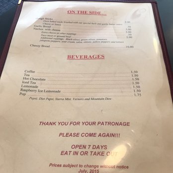 Ernestos Pizzeria - Menu - Pizza Near Me - Harbor Beach, Michigan