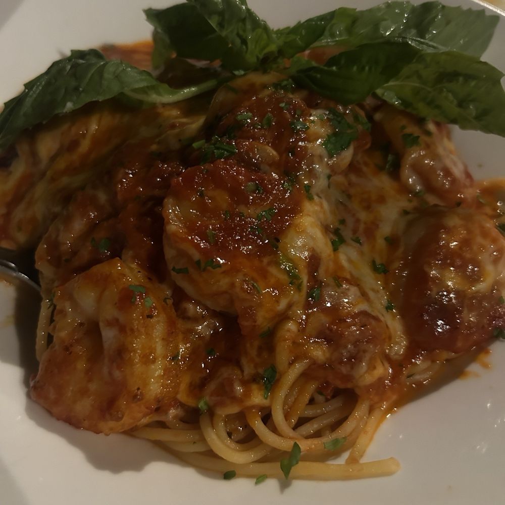 Poppys Italiano - Shrimp Parmigiano - Italian Near Me - St. Augustine, Florida Poppys Italiano - Shrimp Parmigiano - Italian Near Me - St. Augustine, Florida