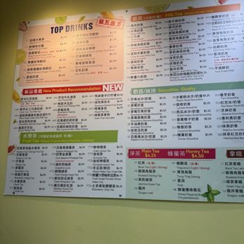 Golden Tea Shop - Menu - Bubble Tea Near Me - Oakland, California