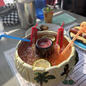 Tiki TNT & Potomac Distilling - Seasonal punch bowl - Tiki Bars Near Me - Washington, DC, District of Columbia Tiki TNT & Potomac Distilling - Seasonal punch bowl - Tiki Bars Near Me - Washington, DC, District of Columbia