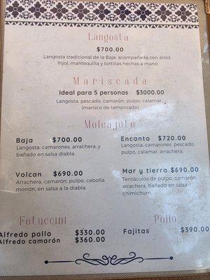 Menu photo 1 Encanto Ensenada, BCN Menu photo 1 Encanto Ensenada, BCN
