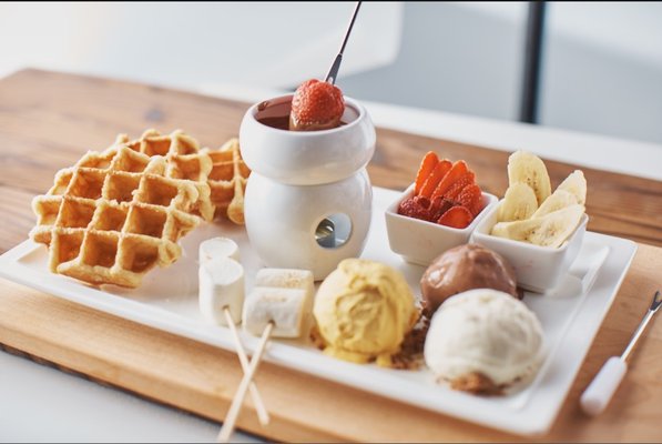 Laptop friendly cafe