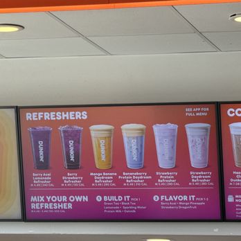 Dunkin' - Menu - Donuts Near Me - Fredericksburg, Virginia Dunkin' - Menu - Donuts Near Me - Fredericksburg, Virginia