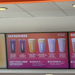 Dunkin' - Menu