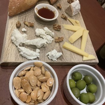 The Punchdown - Cheese board, almonds, olives - Wine Bars Near Me - Oakland, California