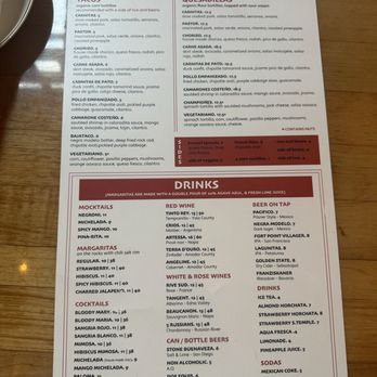 Papito Hayes - menu - Mexican Near Me - San Francisco, California