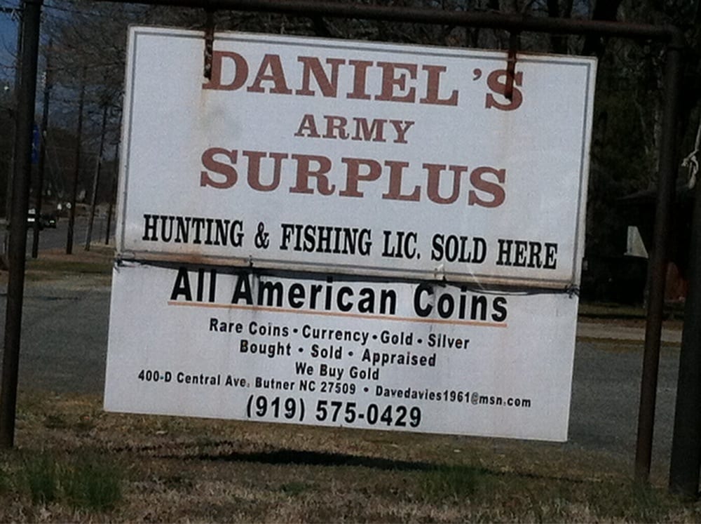 DANIEL’S MILITARY SURPLUS 400 Central Ave, Butner, NC Yelp