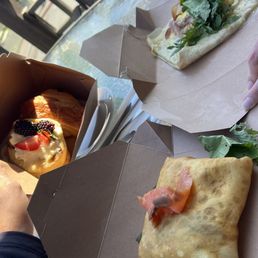 Eggs Benedict Crepe