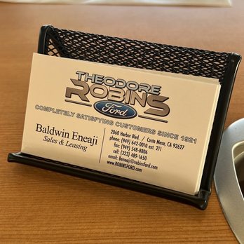 Theodore Robins Ford  - Professional Sale-manager who works perfectly! - Car Dealers Near Me - Costa Mesa, California