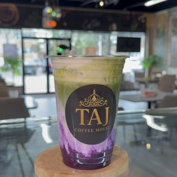 Ube Matcha Latte Ube Matcha Latte