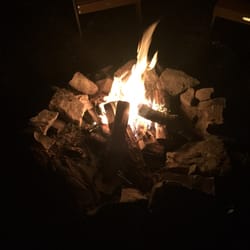 Above the Rest Luxury Cabins - Weenie roast and s'more time!!!