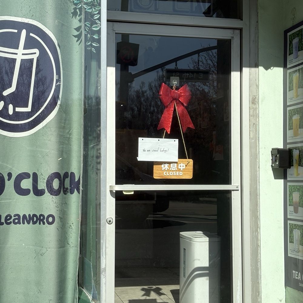 Tea O’clock - Closed when yelp says open - Bubble Tea Near Me - San Leandro, California Tea O’clock - Closed when yelp says open - Bubble Tea Near Me - San Leandro, California