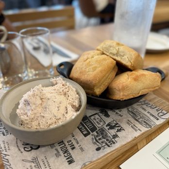 Magnolia Table - Jo's Buttermilk Biscuits with Strawberry Butter (4) - Breakfast & Brunch Near Me - Waco, Texas