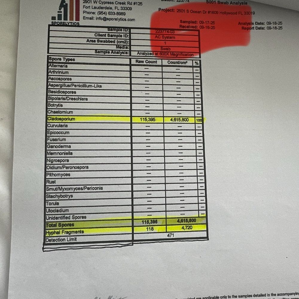 Royal Mold Specialist - RM results and my second opinion by EM! This is about people's lives and how dare they get offended. proof look carefully at the dates. - Damage Restoration Near Me - Hollywood, Florida Royal Mold Specialist - RM results and my second opinion by EM! This is about people's lives and how dare they get offended. proof look carefully at the dates. - Damage Restoration Near Me - Hollywood, Florida