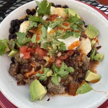 Home Kitchen Cafe - Huevos Rancheros (here with sausage added) are as amazing as advertised. Among the best I've ever had. Guaranteed great meal. - Breakfast & Brunch Near Me - Rockland, Maine