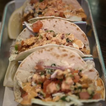 Over Under Public House - 3 Fish Tacos - New American Near Me - Burbank, California Over Under Public House - 3 Fish Tacos - New American Near Me - Burbank, California