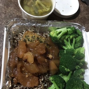 June Bug Cafe - Baked Tempeh Entree ($22) - New American Near Me - Midpines, California June Bug Cafe - Baked Tempeh Entree ($22) - New American Near Me - Midpines, California
