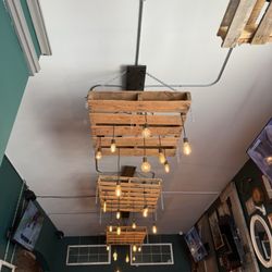 Light fixtures.