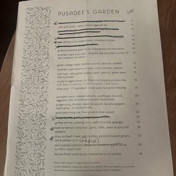 Pusadee's Garden - Menu marked for GF options - Thai Near Me - Pittsburgh, Pennsylvania Pusadee's Garden - Menu marked for GF options - Thai Near Me - Pittsburgh, Pennsylvania