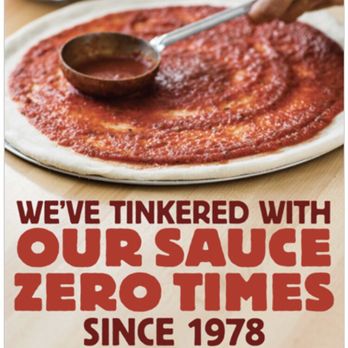 Marco's Pizza - a pizza with sauce on it - Pizza Near Me - St. Albans, West Virginia