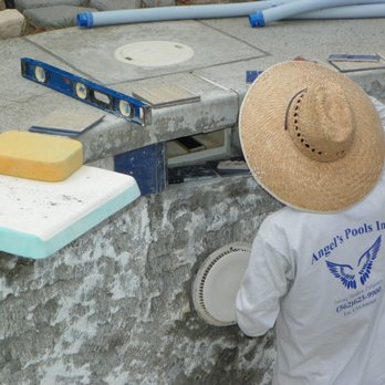 Angels Pools - Adding tile - Pool & Hot Tub Service Near Me - Anaheim, California