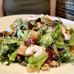 North Star American Bistro - roasted beet & goat cheese salad with chicken