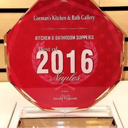 Gorman Company - Awarded Best of Naples 2016 Kitchen & Bath Gallery
