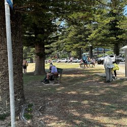 Palm Beach - Some benches in the shade