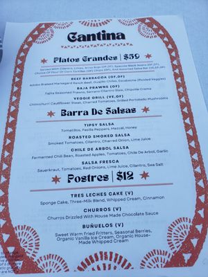 Menu photo 1 Cantina Saratoga, CA Menu photo 1 Cantina Saratoga, CA