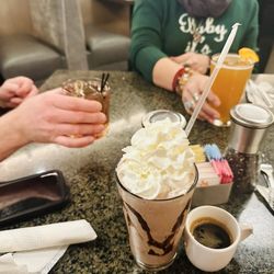 Randolph Diner Bar & Grill - Death by chocolate milkshake and shot of Espresso - the best blended alcohol drink I've ver had!