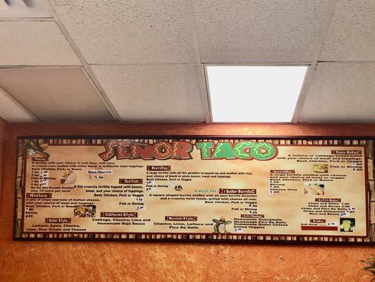Menu photo 1 Señor Taco Daytona Beach, FL Menu photo 1 Señor Taco Daytona Beach, FL
