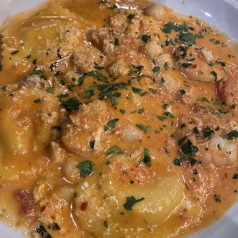 Saviano's Italian Kitchen - Lobster ravioli with crab and shrimp - Italian Near Me - Euless, Texas Saviano's Italian Kitchen - Lobster ravioli with crab and shrimp - Italian Near Me - Euless, Texas