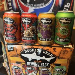 USA Wine Traders Club - Saddle Brook - Dogfish Head.. Fall Rewind Pack.. some classics!!