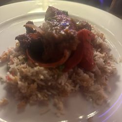 The Purple Pakora - Great rice selections for all the meals!  TBH I'd place is very good!!
