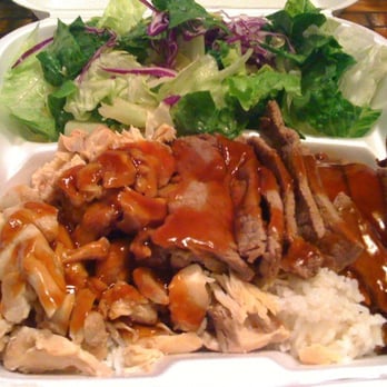 Rice Things - Teriyaki Chicken and Steak with Salad - Japanese Near Me - Redondo Beach, California