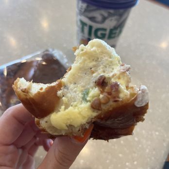 Smoking Tiger Coffee Lab - Inside of bacon potato bread - Coffee & Tea Near Me - Gardena, California Smoking Tiger Coffee Lab - Inside of bacon potato bread - Coffee & Tea Near Me - Gardena, California