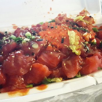 Top Bop - Muldoon - This the to-go poke bowl. I got extra tuna and extra spice. - Asian Fusion Near Me - Anchorage, Alaska Top Bop - Muldoon - This the to-go poke bowl. I got extra tuna and extra spice. - Asian Fusion Near Me - Anchorage, Alaska