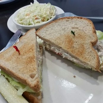 Breadmen's - Overstuffed tuna salad sandwich w/ side of cole slaw. - Breakfast & Brunch Near Me - Chapel Hill, North Carolina