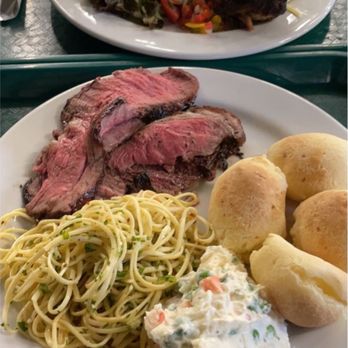 Pampas Grill - Sirloin Cap and Tri-Tip meats (front) & Garlic Chicken and Top Sirloin meats (back) | IG: @nomwithelaine - Brazilian Near Me - Los Angeles, California Pampas Grill - Sirloin Cap and Tri-Tip meats (front) & Garlic Chicken and Top Sirloin meats (back) | IG: @nomwithelaine - Brazilian Near Me - Los Angeles, California