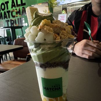 True Matcha - Parfait w/ mango - Coffee & Tea Near Me - Las Vegas, Nevada