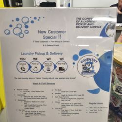 Coventry Laundromat - They will do your laundry for you.