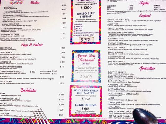 Menu photo 8 Casa Tradicional Puerto Vallarta, JAL Menu photo 8 Casa Tradicional Puerto Vallarta, JAL