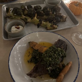 Sylvan Table - Deckle Steak with Brussels - New American Near Me - Sylvan Lake, Michigan Sylvan Table - Deckle Steak with Brussels - New American Near Me - Sylvan Lake, Michigan