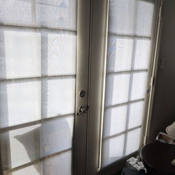 A Blinds - Beautiful roller shades on French doors - Shades & Blinds Near Me - Honolulu, Hawaii A Blinds - Beautiful roller shades on French doors - Shades & Blinds Near Me - Honolulu, Hawaii
