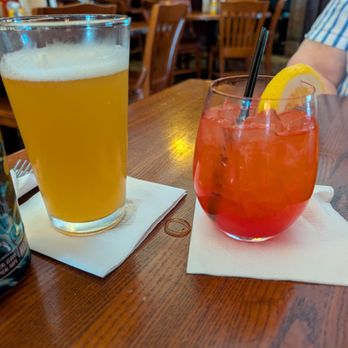Green Street Tavern - Revolution Hazy IPA and a Rossini Spritz, special for both of us. - Barbeque Near Me - Galena, Illinois