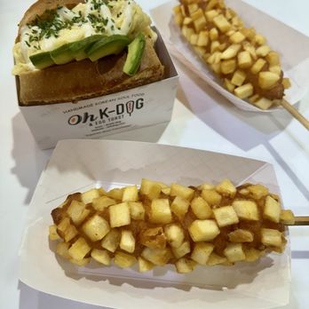 Oh-K-Dog - Potato Mozza Dog - Korean Near Me - Houston, Texas