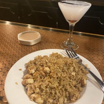 Sapporo - Side of chicken fried rice and lychee martini but - Sushi Bars Near Me - Livonia, Michigan